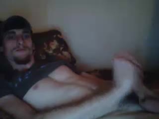 Naked Brandjacker Jacking Off Big Man Meat