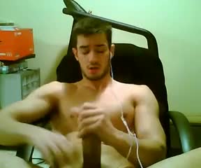 Hunk Gay Erckcaptan Has A Quick Wank On Webcam