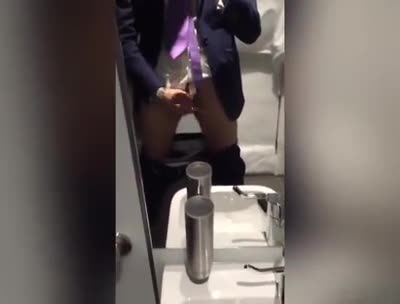 Horny Businessman Nuttyzacc Flashes His Monster Cock In The Toilet