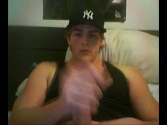 Delightful Gay Cam Guy Strokes His Big Strong Dick