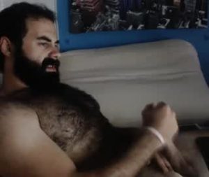 Hairy Hunk Will Make You Cum On Gay Cam
