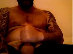 Tattooed Gay Bear Having A Lengthy Wank Cam Show
