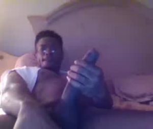 Hung Black Guy Shane Touches His Huge Cock On Gay Cam