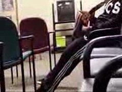 Shameless Black Dude Jerks Off In The Public