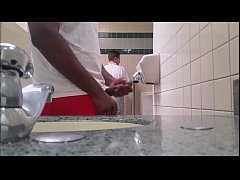 Black Cam Dude Caught Masturbating In The Public Toilet