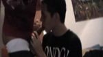 Young Latino Giving His Roommate Head